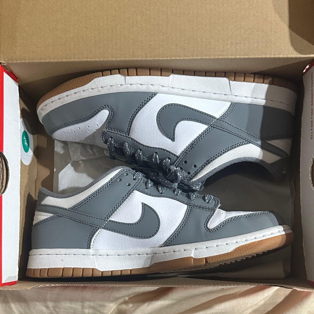 Nike Gray and White Women's Sneakers